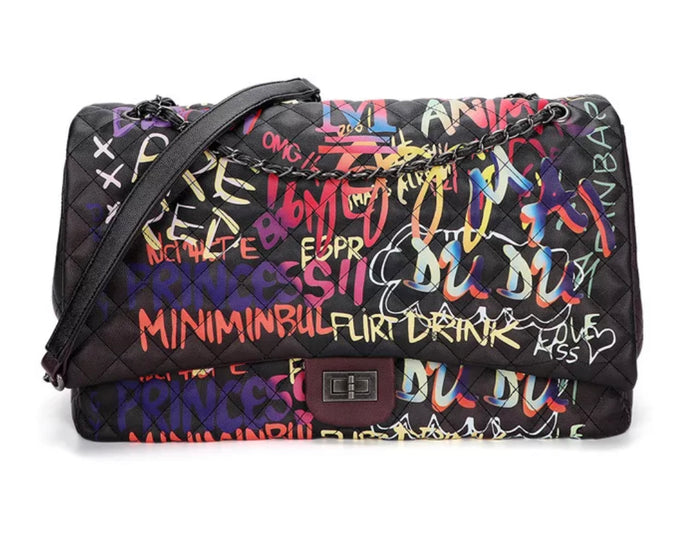 Xlarge Trendy Graffiti bags
