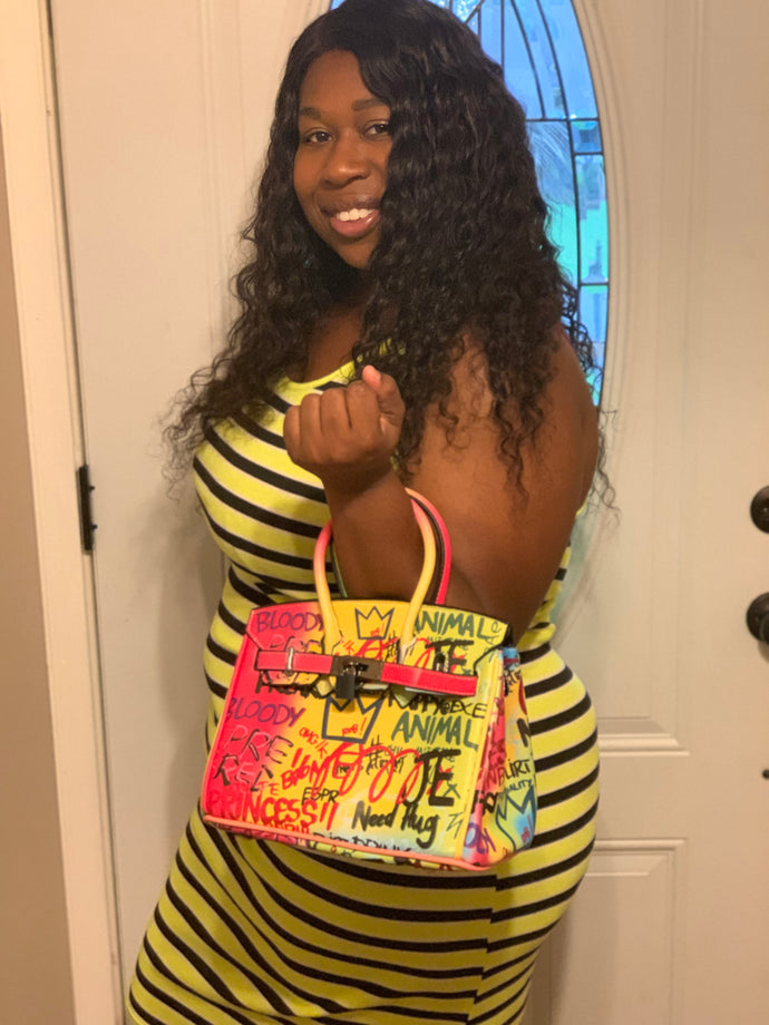 Graffiti hand/tote bag