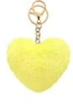 Load image into Gallery viewer, Hearts Fur keychains
