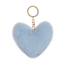Load image into Gallery viewer, Hearts Fur keychains
